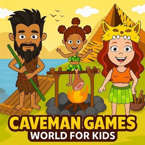Picture of Caveman Games World for Kids